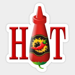 Hot Sauce Bottle Sticker